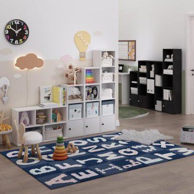 Oakcraft Multipurpose Single Cube Storage Organizer Unit Bed Side Table Type Rack DIY Shelf Cabinet Space Saver