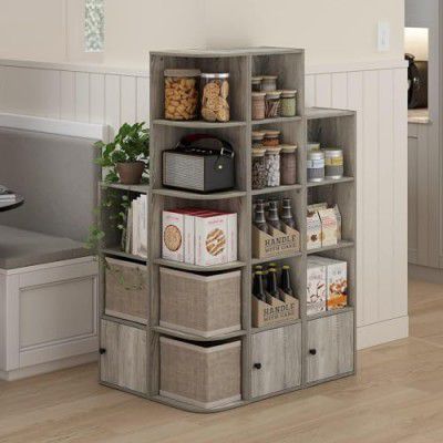 Oakcraft Multipurpose Single Cube Storage Organizer Unit Bed Side Table Type Rack DIY Shelf Cabinet Space Saver