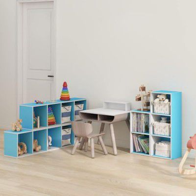 Oakcraft Multipurpose Single Cube Storage Organizer Unit Bed Side Table Type Rack DIY Shelf Cabinet Space Saver