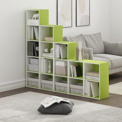 Oakcraft Multipurpose Single Cube Storage Organizer Unit Bed Side Table Type Rack DIY Shelf Cabinet Space Saver