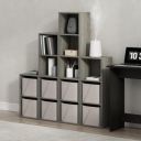 Oakcraft Multipurpose Single Cube Storage Organizer Unit Bed Side Table Type Rack DIY Shelf Cabinet Space Saver...