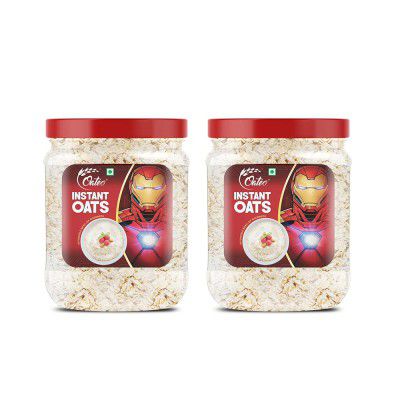 Oateo Instant Oats 2kg Jar (Pack of 2, 1kg Each)