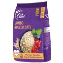 Oateo Jumbo Rolled Oats 1 kg | All natural, high fiber and delicious breakfast. Can be used to make healthy snacks. Great for weight loss...