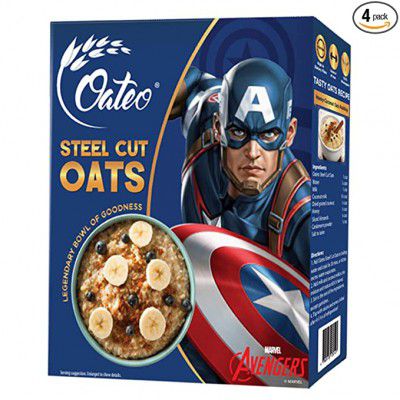 Oateo Steel Cut Oats 2kg (Pack of 4 500g Each)