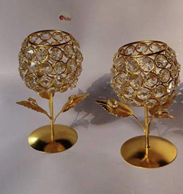 obbi tm Metal Candle Holder, Pack of 2