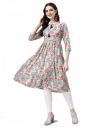 OBF Women's Rayon Printed Anarkali Kurti_Multicolour...