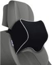 obliq Memory Foam Car Headrest Cushion, Neck Rest Seat Pillow for Pain Relief, Ergonomic Cervical Support for All Cars (Black)...
