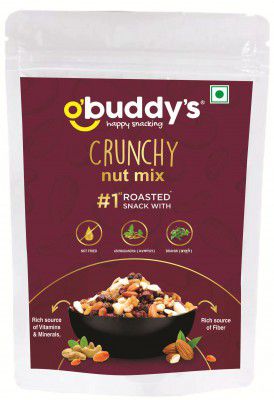 OBuddys - Roasted Crunchy Nuts with Seeds - Nuts with Salted Cashew | Roasted Dry fruits | Healthy Snacks | Guilt Free | 100 Gm Pack of 2