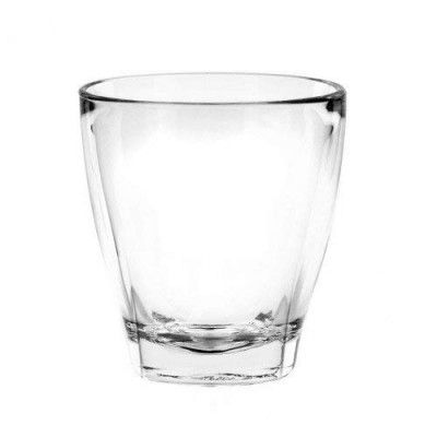 Ocean Caffé Latte Moderno Glass Set, 295.74ml, Set of 6, Clear