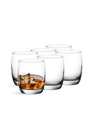 Ocean Ivory Rock,265 Ml. | Soda Lime Glass | Set of 6 | Clear & Transparent | Used for holding and serving water, Mocktails, cocktails, and other iced beverages |Home Party, Offices, Hotel & Restauran