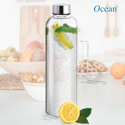Ocean Lumi Borosilicate Glass Bottle 1000ml Transparent 
