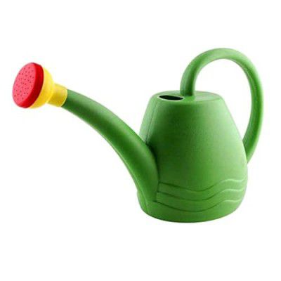 Ocean Mart Watering Can (Green 1.8 Litre) Plastic Green Water Can with Sprayer