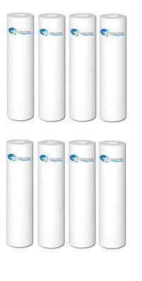 OCEAN STAR - Filter Candle | PP Spun Cartridge Pre Filter | Outer Filter Candle | 5 Micron Pre Filter 10 PP Spun Filter for All Type RO Water purifier IN 9 LTR TO 25 LTR Pcs(10 inch) PACK OF (8)
