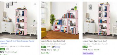 Octavic Bookshelves Starts At Rs 613