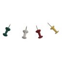 Oddy Push Pins Damroo Shape - PP50-9523 - Set of 50 Dibbi...