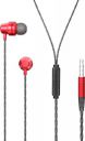 ODIO OWE06 The Metal Series Metallic Wired Headset  (Red, In the Ear)...