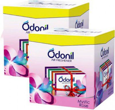 Odonil Assorted Blocks Bathroom Air Freshner Blocks Mixed Fragrances - 192g (48gx4)