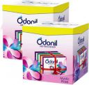 Odonil Assorted Blocks Bathroom Air Freshner Blocks Mixed Fragrances - 192g (48gx4)...
