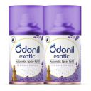 Odonil Exotic Automatic Spray Refill - 450ml (Pack of 2, 225mlx2) | Sensual Dahlia | 2x Long Lasting |Fits all Machines | 2200 Sprays Guaranteed | Lasts upto 60 days...
