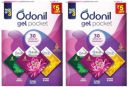 Odonil Gel Pocket Mix - 60g (Pack of 6) (3 new fragrances)...