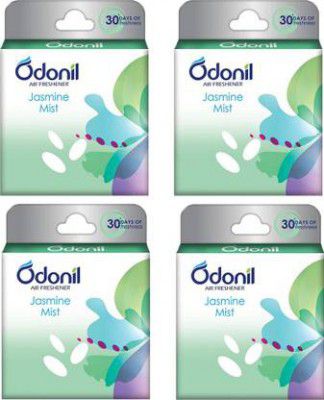 Odonil Jasmine Mist Blocks Air Freshener Jasmine Mist - (4 x 50 g)
