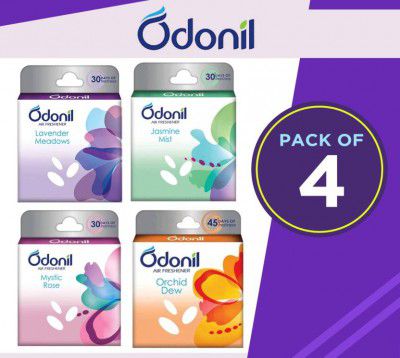 Odonil ORCHID, LEVENDER, JESMINE MIST Blocks (4 x 50 g)