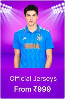 Official jerseys starting at just Rs. 999 only on Flipkart's Big Billion Days Sale