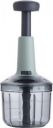 OFFYX Hand Push 900 ML with 4 Stainless Steel Blades Vegetable & Fruit Chopper  (Pack Of 1)...