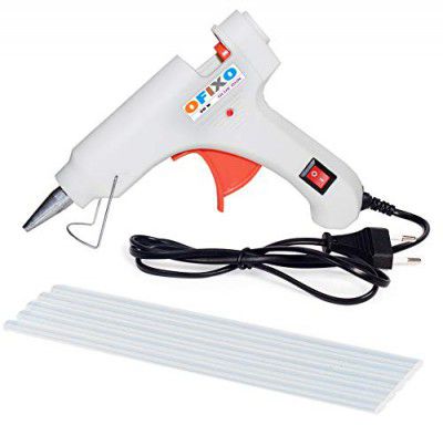 Ofixo 20W 5 Glue Sticks Hot Melt Glue Gun Kit (White)
