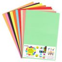 OFIXO A4 Multicolor, Bright, BIG/FULL Size, Chart/Pastel Sheets, Used in art and craft, collage, projects, posters etc. Plain color Sheets paper (80 GSM) 50 Pcs Color Sheet...