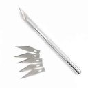 OFIXO Metal Handle Scalpel, Blade Knife Wood Paper Cutter Craft Pen Knives,Engraving DIY Hand Tools...