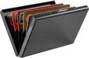 OFIXO RFID Credit Card Holder Protector Credit Card Wallet Slim RFID Metal Credit Card Case for Women or Men (MATT Black)...