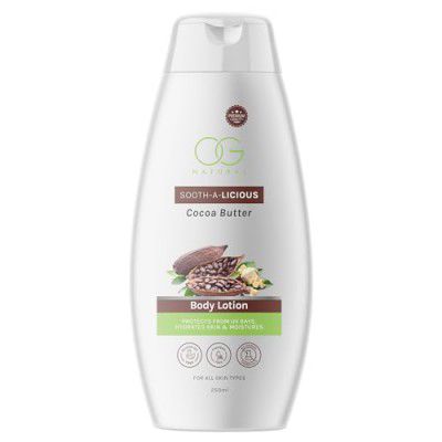 OG BEAUTY Natural Sooth-a-Licious Cocoa Butter Body Lotion | Calming Hydration | Long lasting Hydretion | For All skin type | For Man and Women | 250 Ml