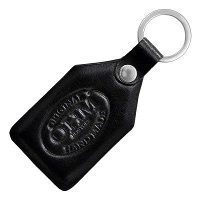 OHM New York® Key Ring /Key Chain Black Color for Stylish Men Women Keychain Holder for Bikes Car Luggage & for Gift