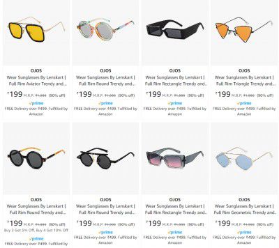 OJOS Wear Sunglasses By Lenskart Flat 90% Off | @ ₹199