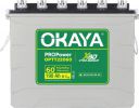 OKAYA 60 Months Warranty Tubular Inverter Battery (190 Ah, OPTT22060)...