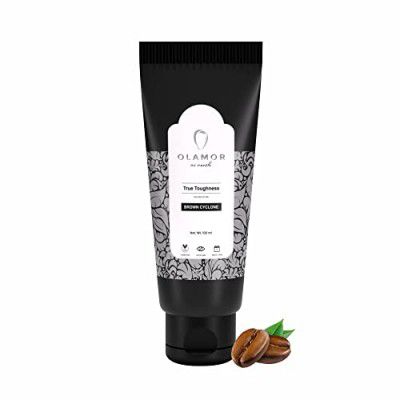 OLAMOR Brown Cyclone Arabica Coffee Face wash | No shave burn | Face Scrub For Dead Skin | Blackheads Removal | Deep Cleanser | Oily/Normal Skin | Paraben, cruelty-free & SLS Free - 100ml