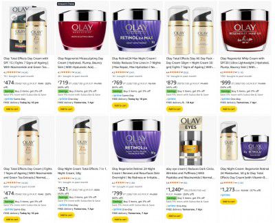 Olay Beauty Product Upto 70% Off | starts at ₹134