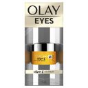 olay eye cream | Reduces Dark Circle, Wrinkles and Puffiness | With Peptides and Niacinamide | Normal, Oily, Dry & Combination Skin l Paraben & Sulphate free | 15ml (Vitamin c)...