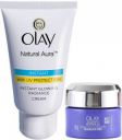 OLAY Natural Aura powered with Vitamin B3, Pro B5, E with UV Protection (40 gm) & Regenerist Retinol 24 Moisturiser (8 gm)  (2 Items in the set)...