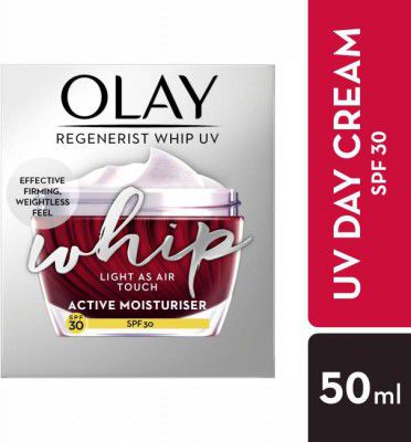 OLAY Regenerist SPF Whip Cream with Hyaluronic Acid,Pentapeptides  (50 ml)