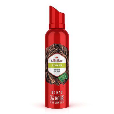 Old Spice Timber No Gas 24 hour Long Lasting Freshness Deodorant - 140ml