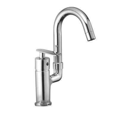 Oleanna Osdslsmtm Brass Sink Mixer Table Mounted (Silver, Chrome Finish)