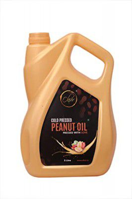 Olixir Cold Pressed Groundnut Oil - 5 ltr | Peanut Oil | Chekku | Kacchi Ghani | Wood Pressed | Natural Cooking Oil | Chemical Free