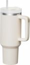 Olpad40 oz Tumbler with Handle and Straw Lid (Beige)...