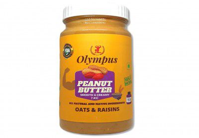OLYMPUS FOODWORKS PEANUT BUTTER (OATS AND RAISINS ) 1KG