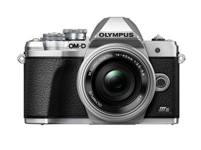 Olympus OMD-EM-10-Mark-III-S Mirrorless Digital Camera with Lens 14-42mm f3.5-5.6-EZ-(Silver)