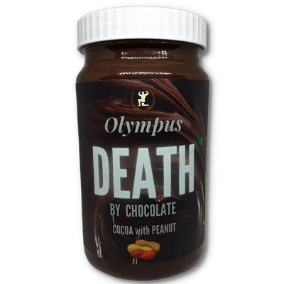 OLYMPUS PEANUT BUTTER DEATH BY CHOCOLATE 925 Grams All Natural Peanut Butter | 30g Protein | Non GMO | Gluten Free | Vegan | Cholesterol Free
