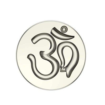 om 1 gm 999 Purity Silver Coin