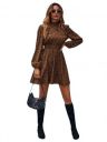 OM SAI LATEST CREATION Women's Rayon Full Sleeve A-Line Mini Western Dresses for Women ...
